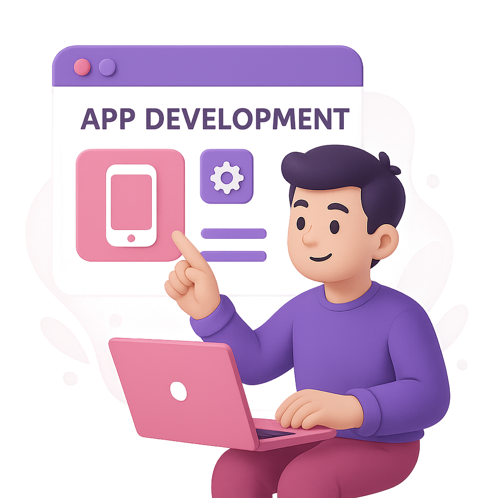 App Development Illustration